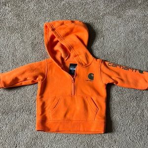 6M Carhartt 1/4 zip up sweatshirt